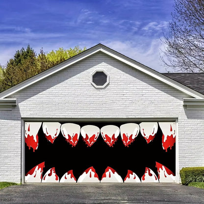 CreepyCover™ Halloween Garage Decoration