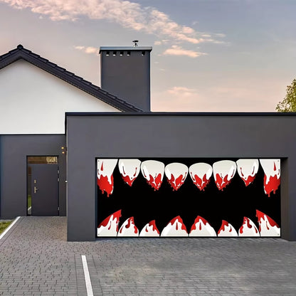 CreepyCover™ Halloween Garage Decoration