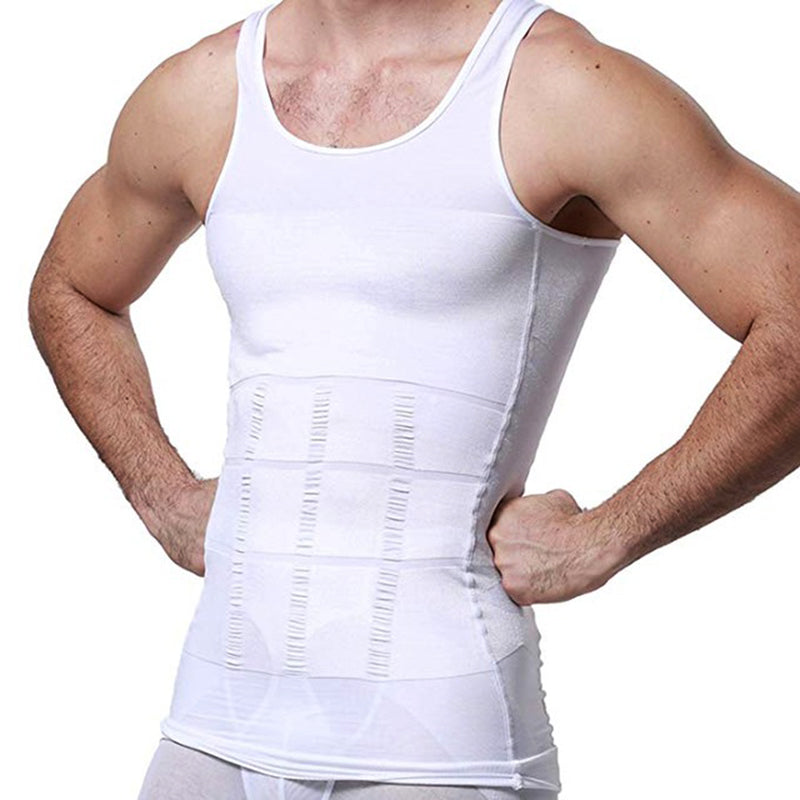 Slimly Men's Shapewear Vest - Goodbye Gut & Man Boobs!