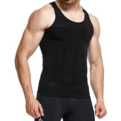 Slimly Men's Shapewear Vest - Goodbye Gut & Man Boobs!