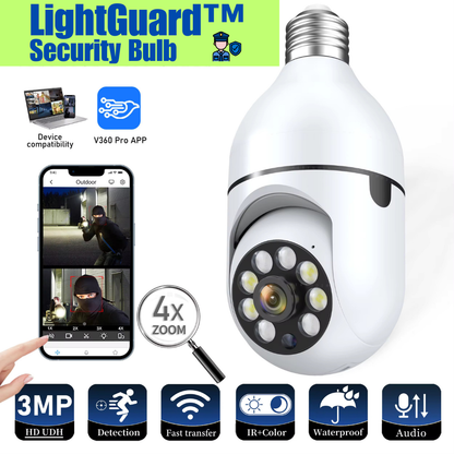 LightGuard™ Security Light Bulbs – Your Home's Smartest Defense